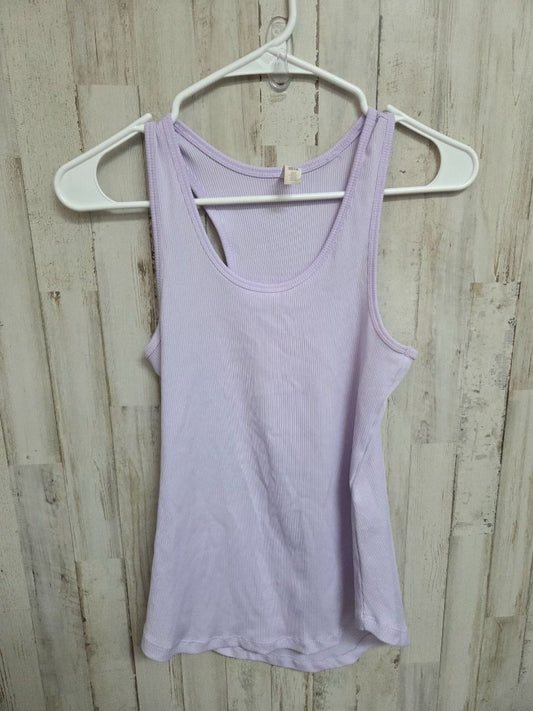 LILAC UNDER ARMOUR RIBBED TANK, LADIES S