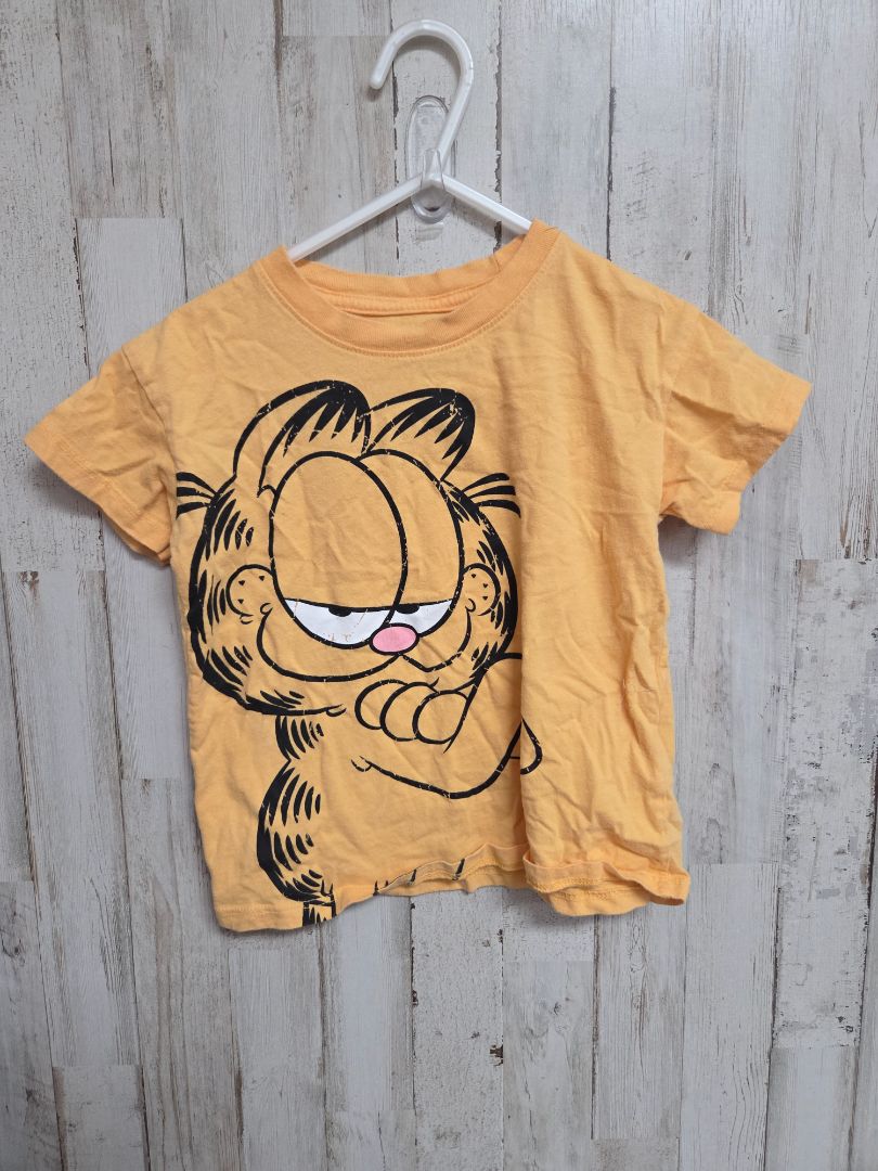 YELLOW NICKELODEON GARFIELD TEE, GIRL 3T