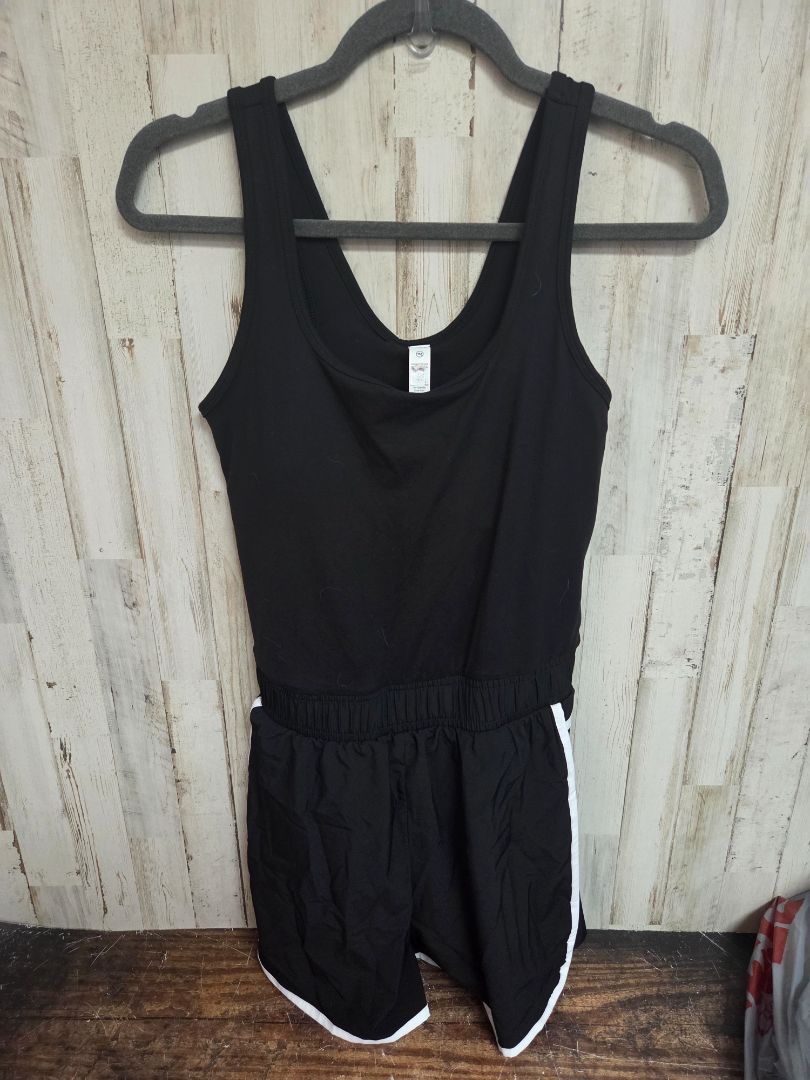 BLACK  ATHLETIC ROMPER, LADIES M