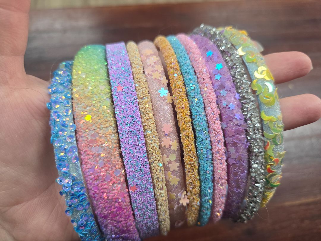 11pc glitter headband
