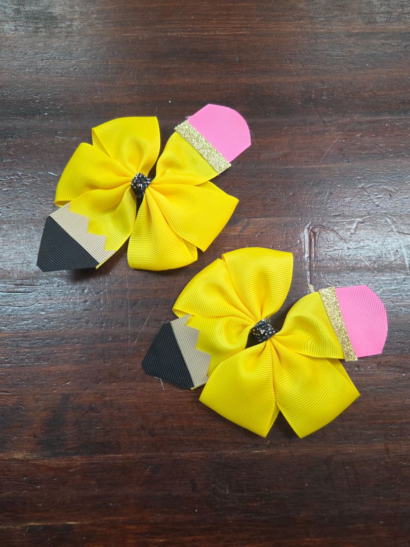 2pc Medium pencil bows
