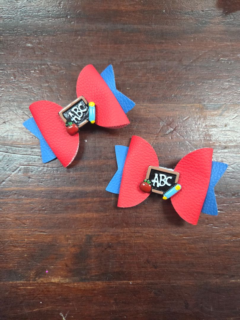 2pc mini chalkboard bows