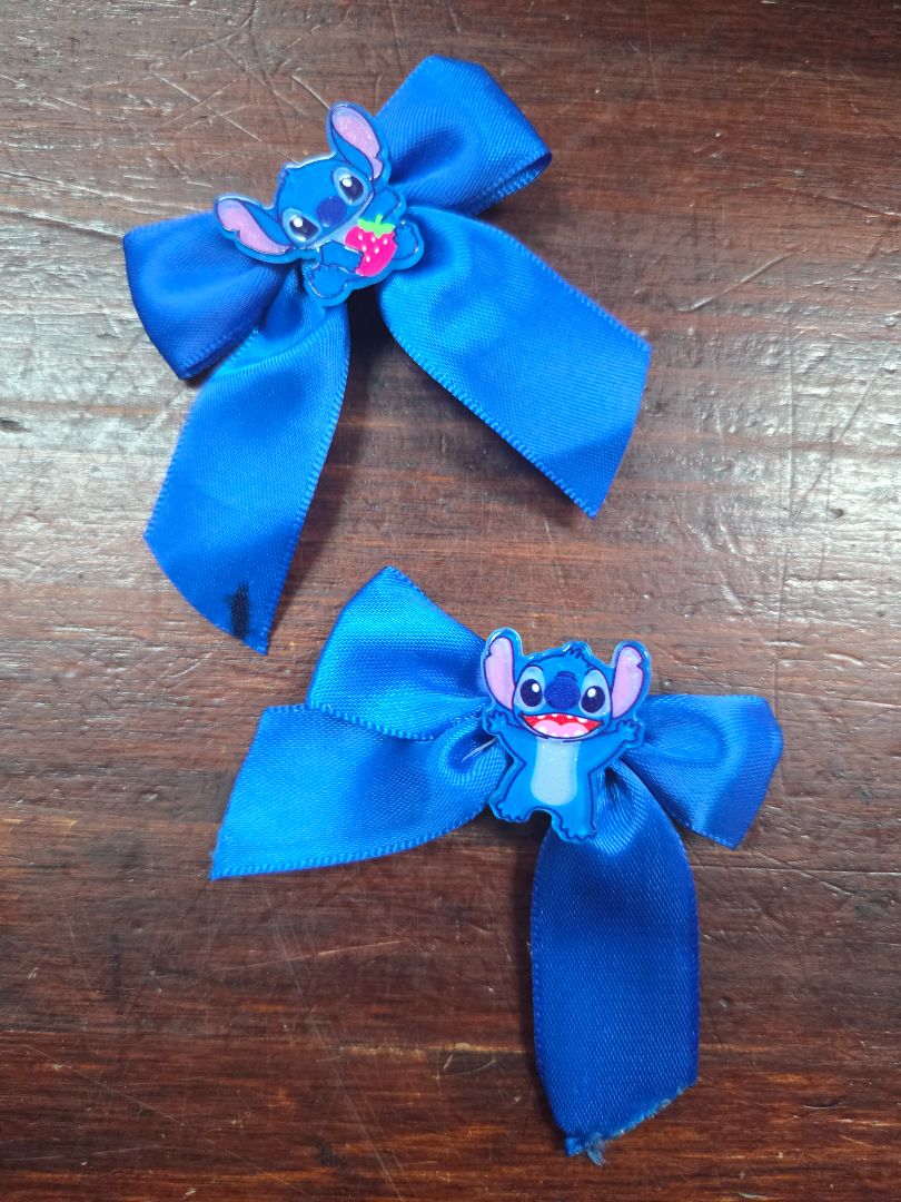 2pc mini stitch bows