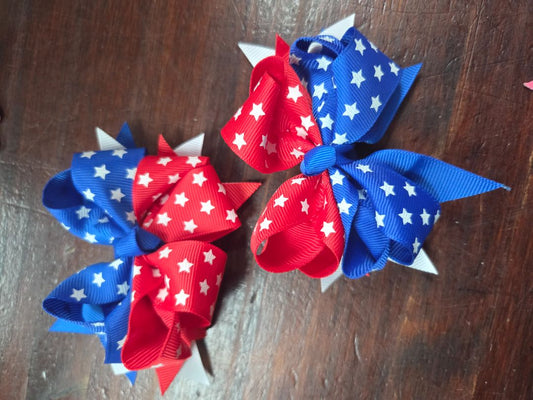 2pc SMALL star bows