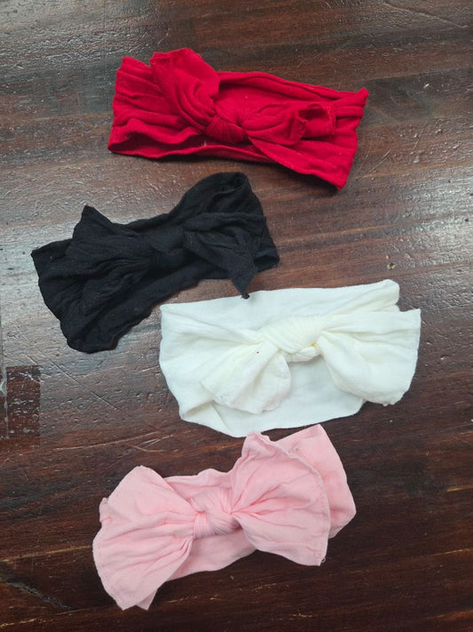 4pc tied bow headwrap