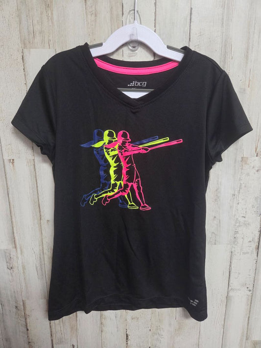 BLACK BCG BATTER TEE, GIRLS 8/10