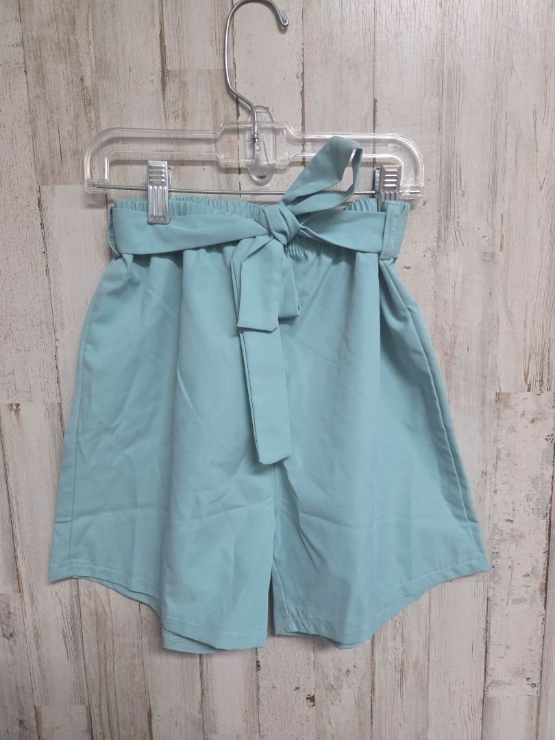 MINT SHEIN BOW SHORTS, GIRLS 10