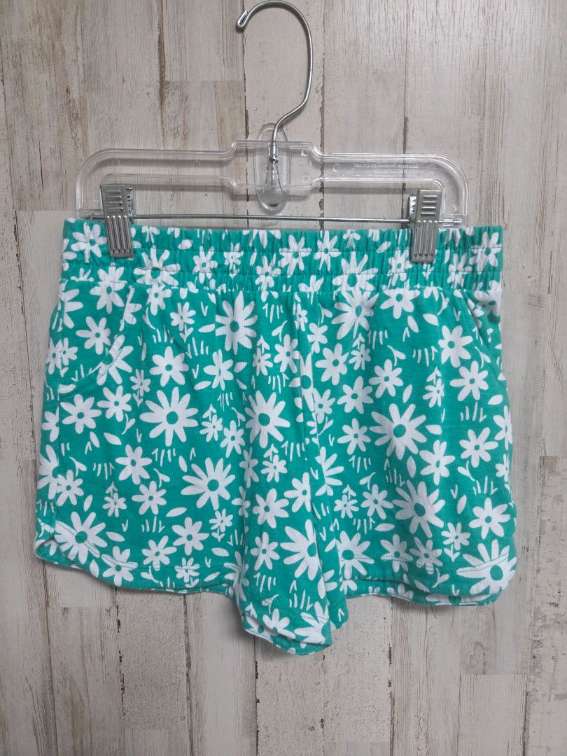 GREEN WONDER NATION FLORAL SHORTS, GIRLS 10/12