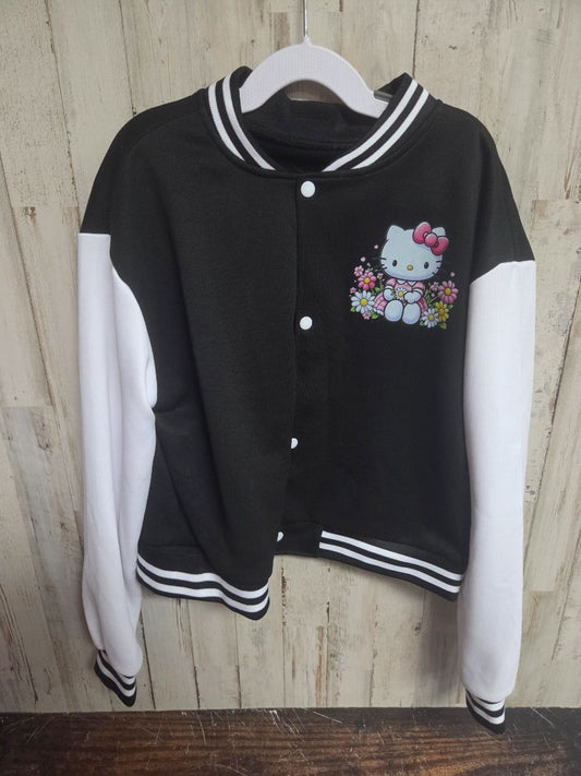 BLACK  HELLO KITTY JACKET, GIRLS 12