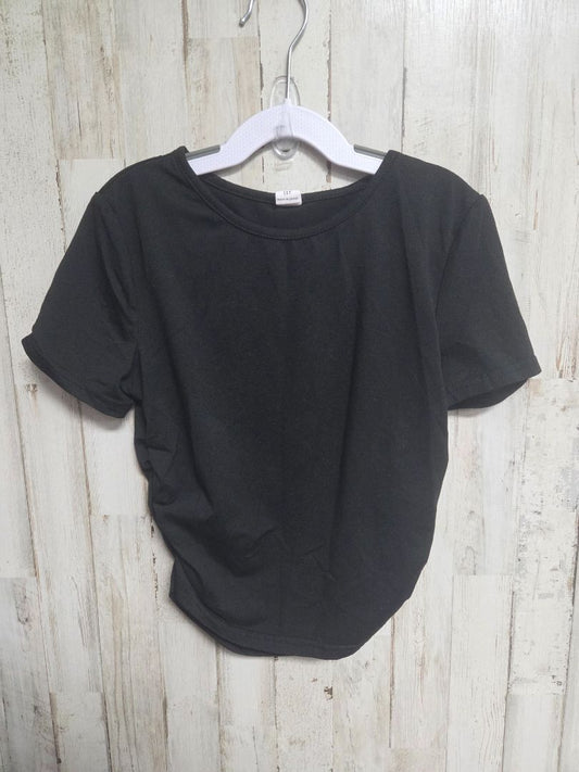 BLACK SHEIN CINCH TOP, GIRLS 12