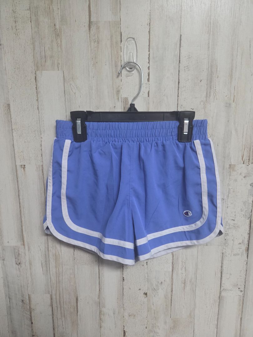 PURPLE CHAMPION ATHLETIC SHORTS, GIRLS 10/12