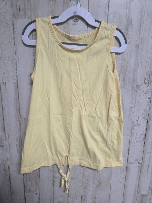 YELLOW CHILDRENS PLACE COTTON KNOT TANK, GIRLS 10/12