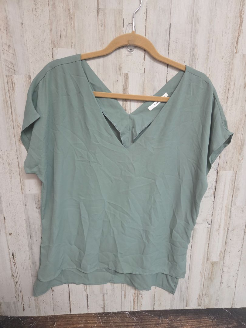 OLIVE CARAMELA V NECK BLOUSE, LADIES S