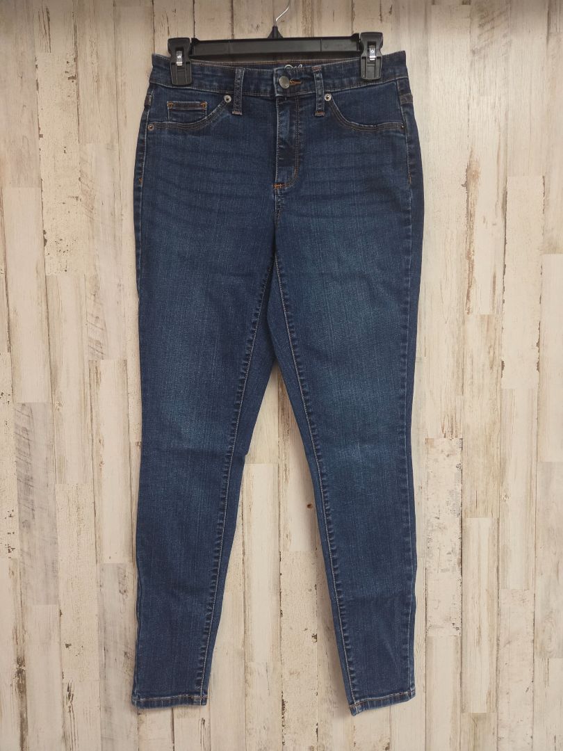 DENIM UNIVERSAL THREAD SZ4/27 HIRISE JEGGING, LADIES S