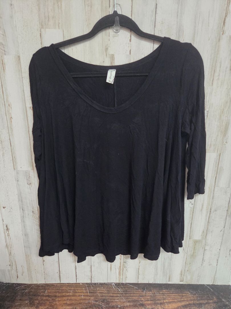 BLACK MITTOSHOP HALF SLEEVE TOP, LADIES M