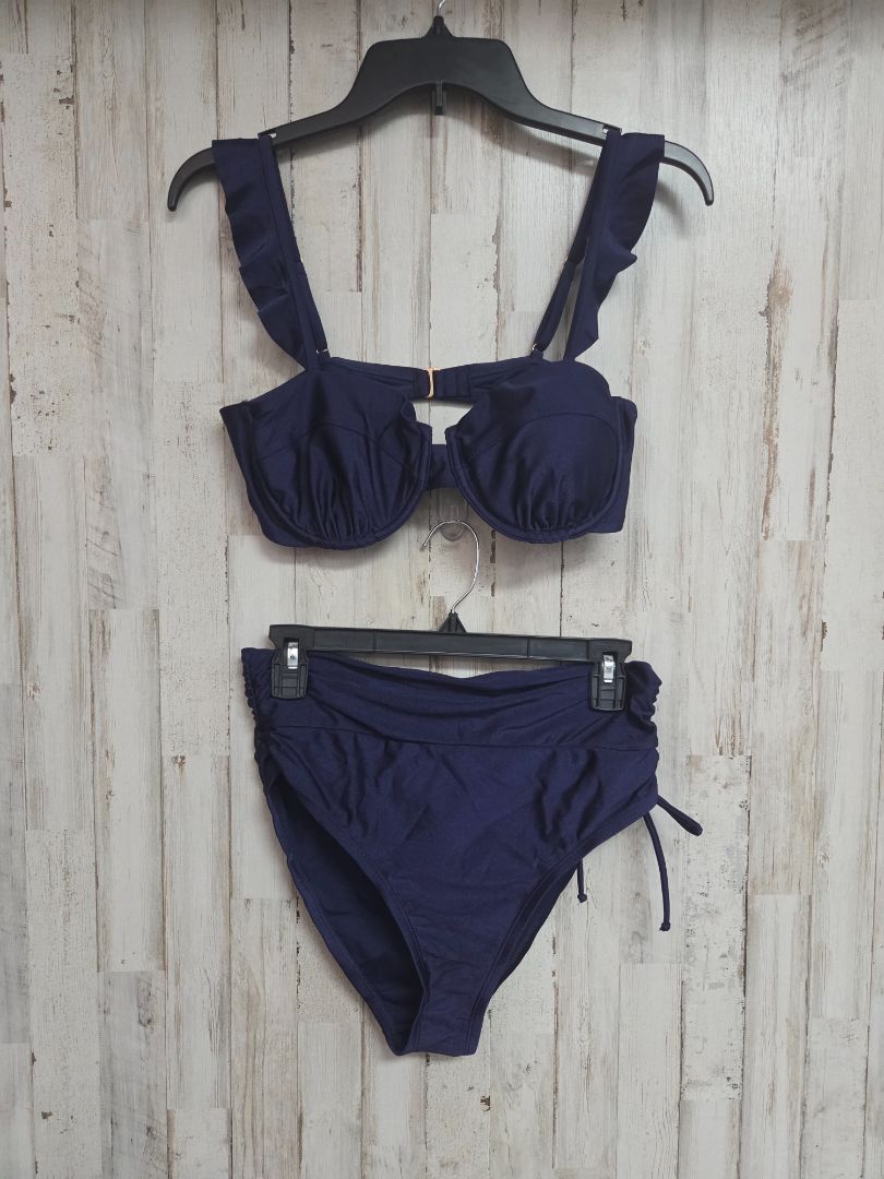 NAVY TIME & TRU BIKINI SWIMSUIT, LADIES M