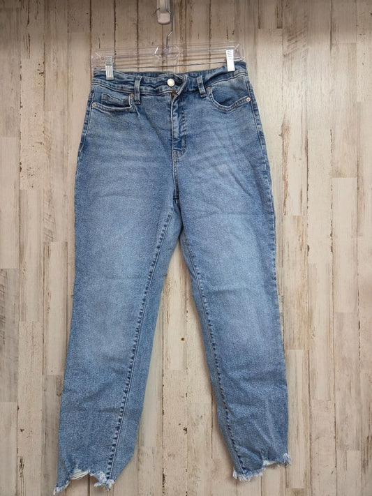 DENIM TIME & TRU SZ6 FRAYED JEANS, LADIES M