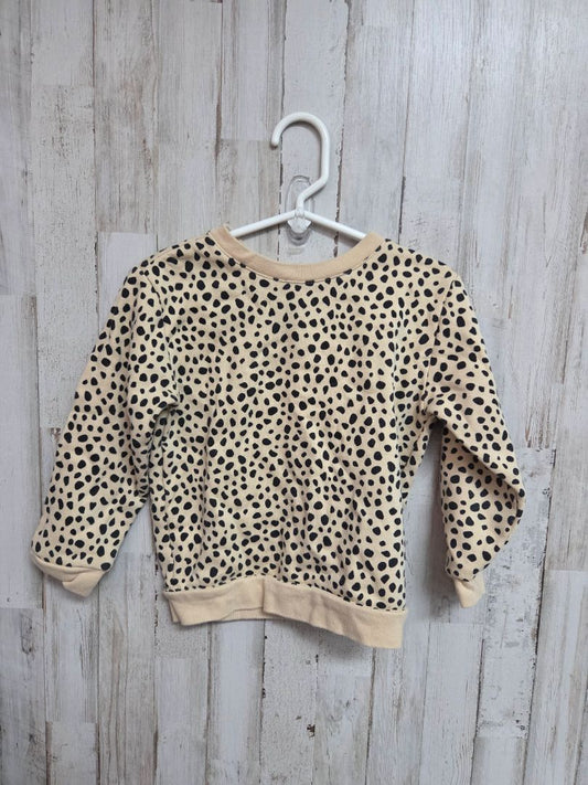 TAN GARANIMALS SPOTTED PULLOVER, GIRL 3T