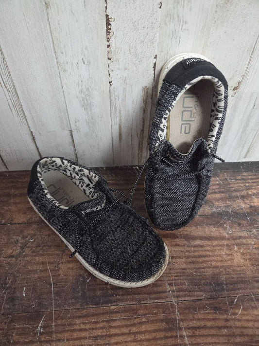 BLACK HEY DUDED SLIP ONS, SHOES 13