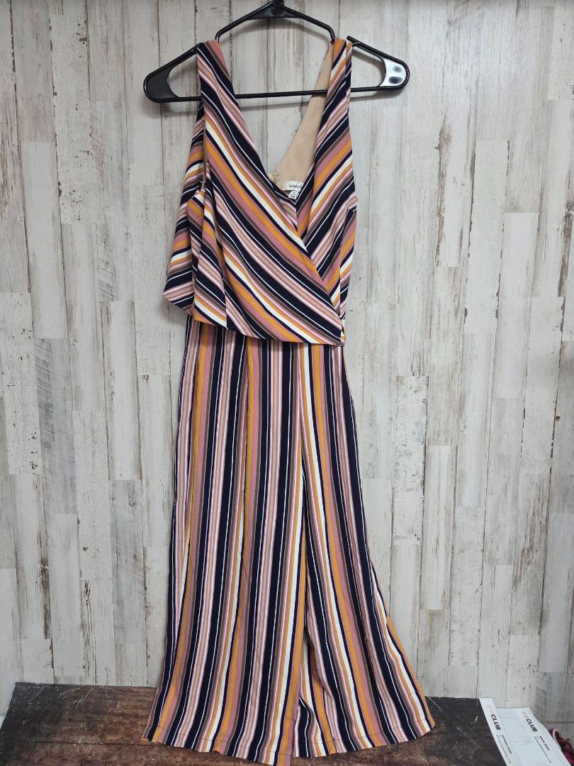 NAVY/PINK SPEECHLESS STRIPE JUMPER, LADIES S