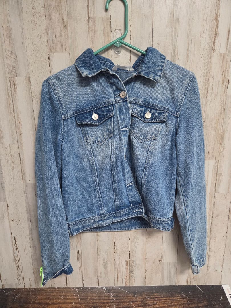 DENIM HIGHWAY JEANS BUTTON JACKET, LADIES M
