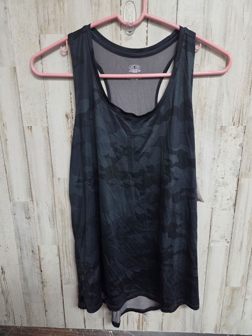 BLACK ATHLETIC WORKS CAMO TANK, LADIES M