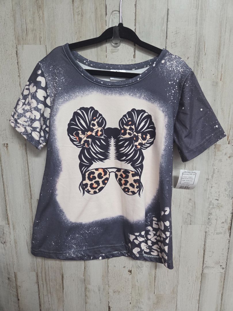 GREY BOUTIQUE SPACE BUN DYE TOP, GIRLS 6
