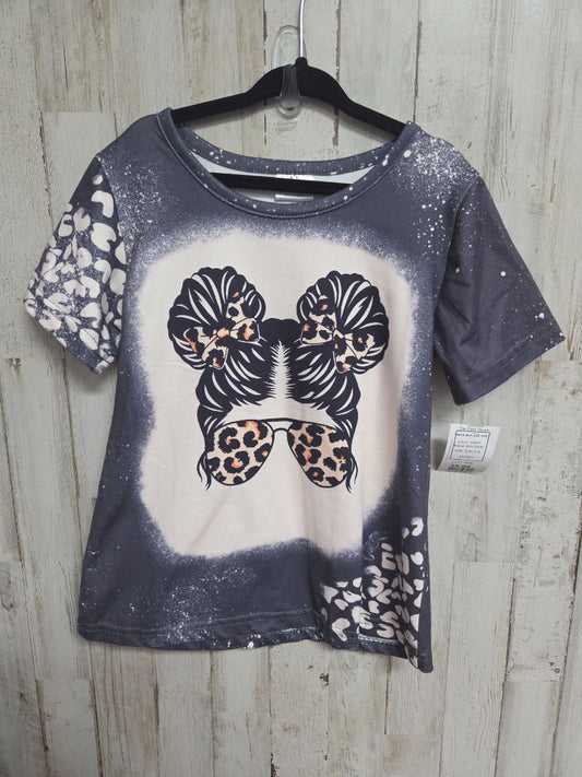 GREY BOUTIQUE SPACE BUN DYE TOP, GIRLS 6