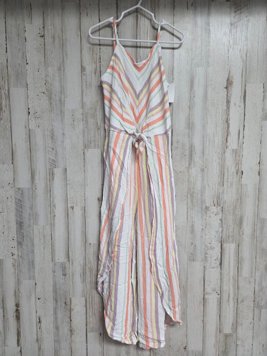 WHITE ART CLASS STRIPE JUMPER, GIRLS 7/8