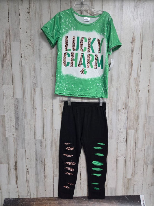 GREEN BOUTIQUE LUCKY 2PC SET, GIRLS 7