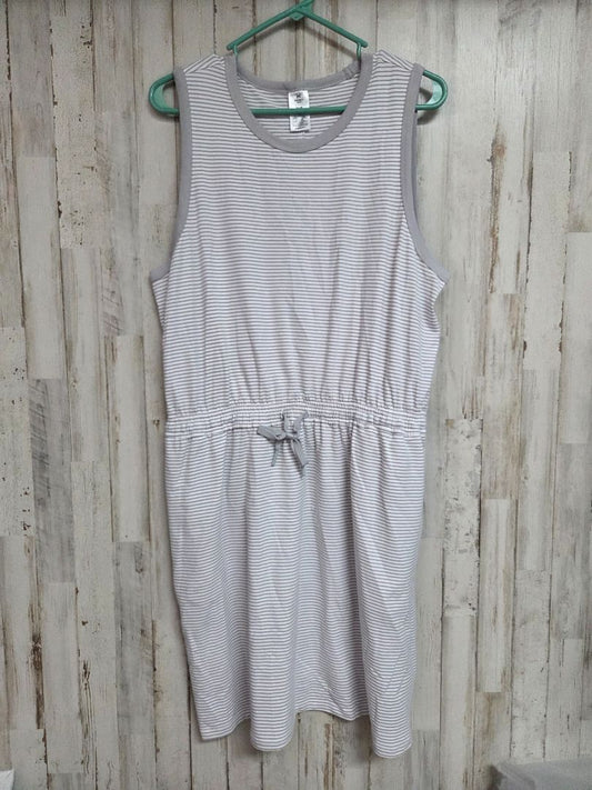 GREY MEMBERS MARK STRIPE TANK DRESS, LADIES L