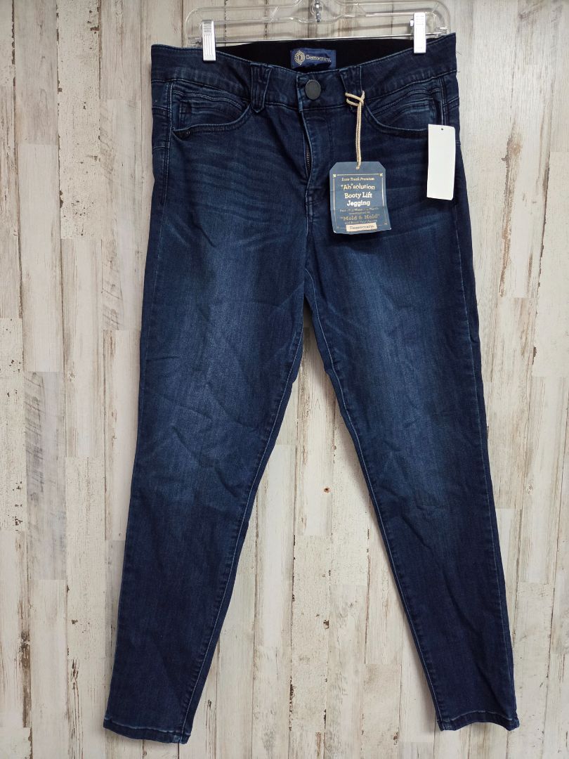 DENIM DEMOCRACY SZ12 CURVE JEANS, LADIES L