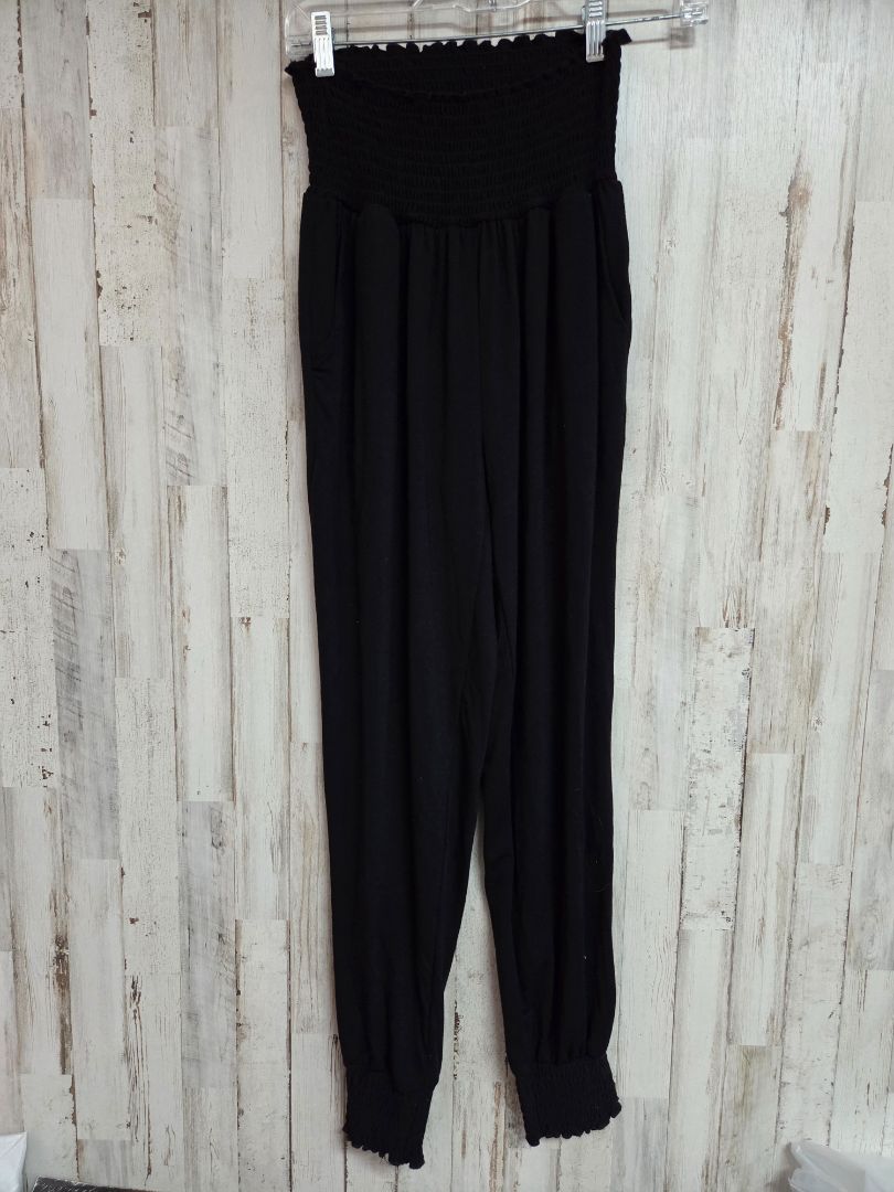 BLACK ZENANA SOFT JOGGERS, LADIES M