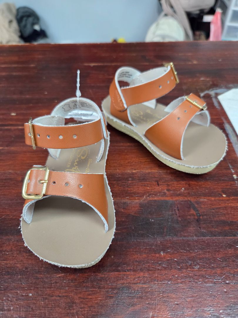 BROWN SUN SAN SURFER SANDAL, SHOES 5