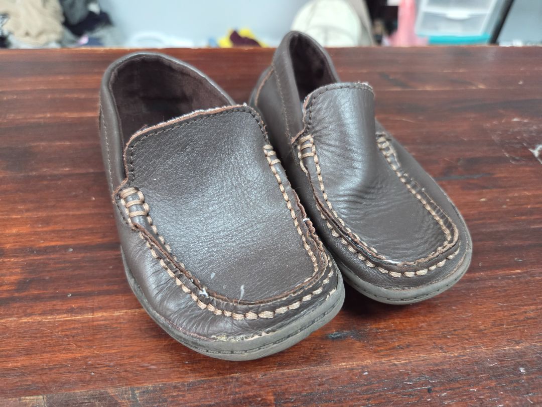 BROWN KENNETH COLE DRESS SHOE, SHOES 10.5