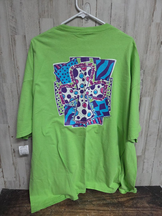GREEN GILDAN SOUTHERN BELLE TEE, LADIES 3X