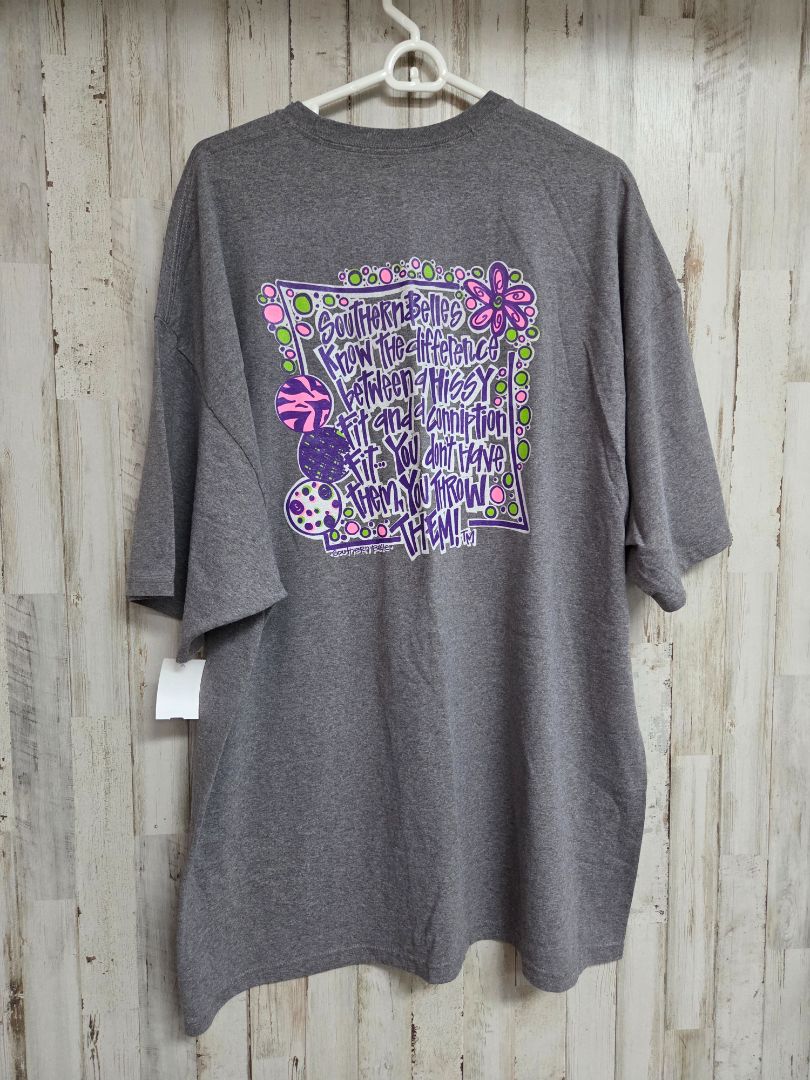 GREY GILDAN SOUTHERN BELLE TEE, LADIES 3X