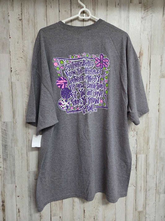 GREY GILDAN SOUTHERN BELLE TEE, LADIES 3X