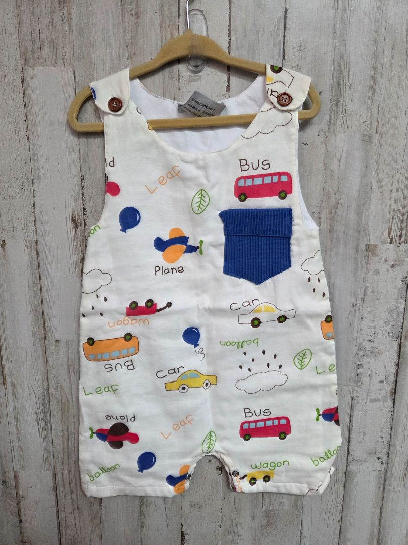 OFF WHITE EMMA JEAN ICON ROMPER, BOY 12M