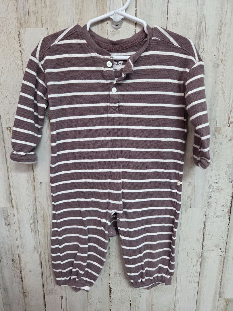 BROWN BABY GAP STRIPED JUMPER, BOY 12-18M