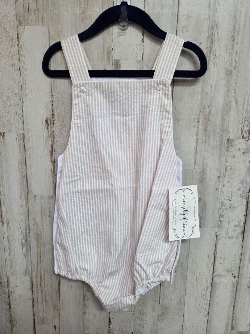 TAN SIMPLY BLISS NEW STRIPED BUBBLE, BOY 24M