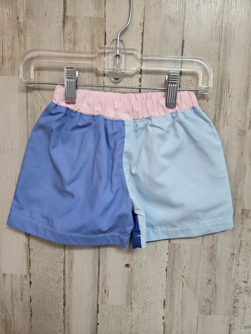BLUE BEAUFORT BONNET CO COLORBLOCK SHORTS, BOY 18-24M