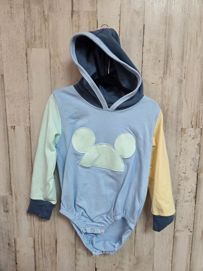 BLUE BOUTIQUE MICKEY HOODED ONESIE, BOY 2T
