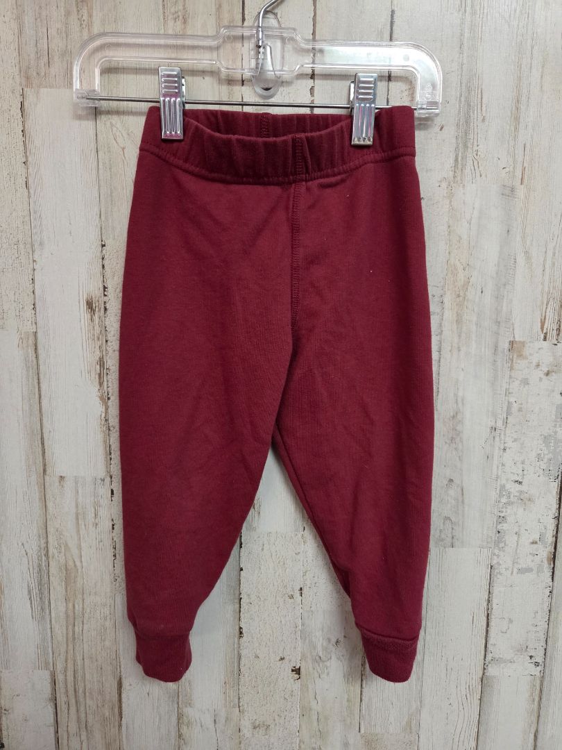MAROON GARANIMALS JOGGERS, BOY 2T