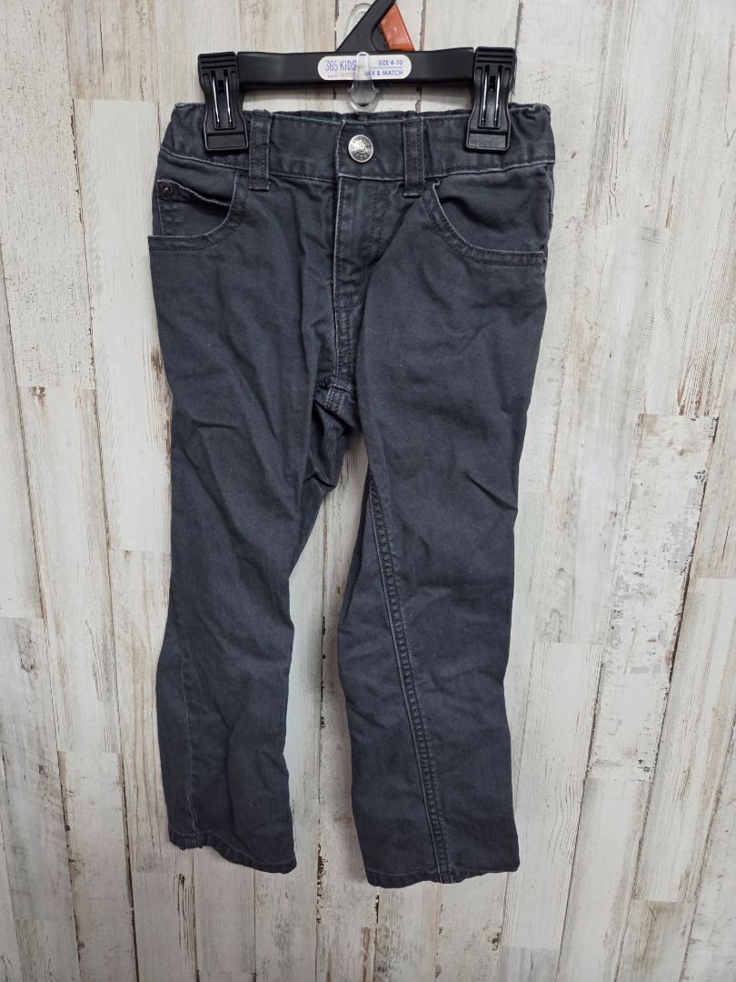 CHARCOAL CRAZY 8 ROCKER JEANS, BOY 4T