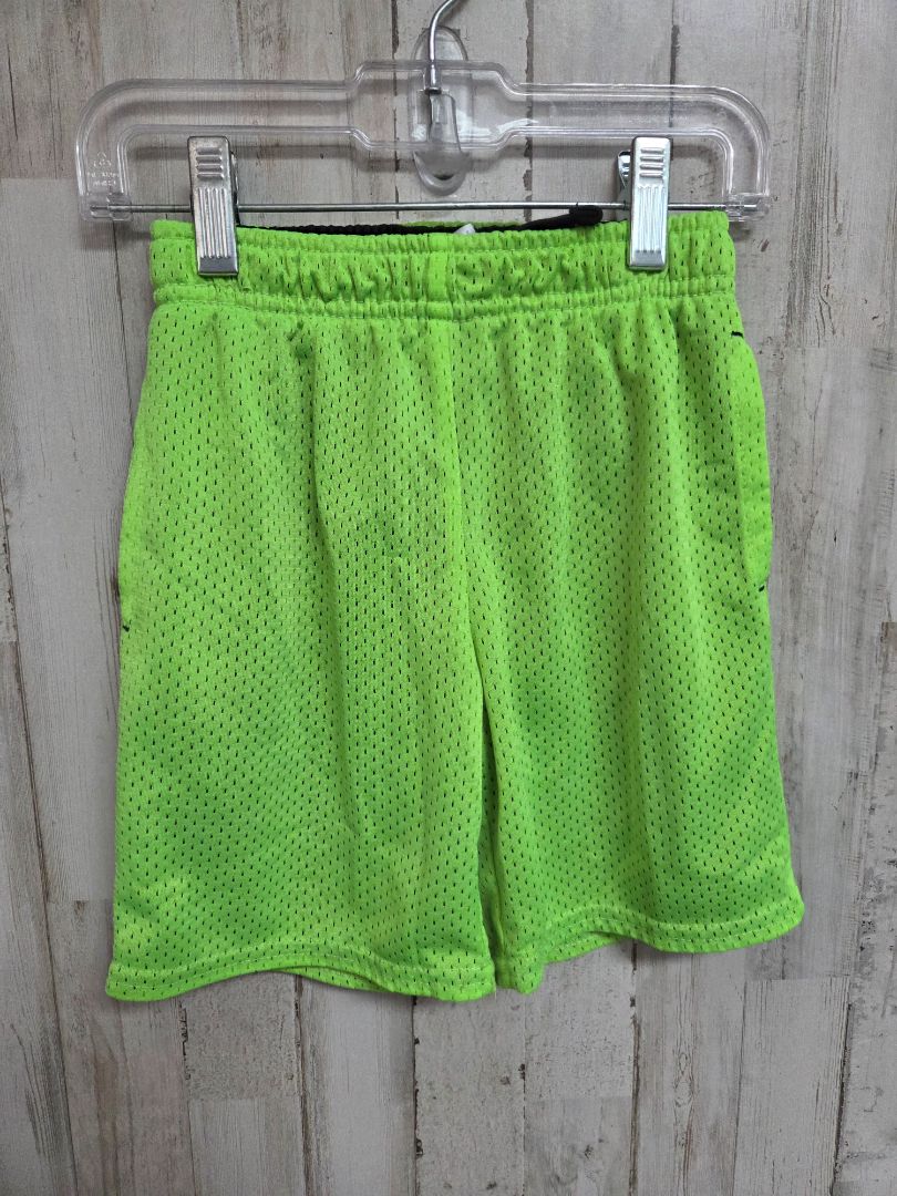 LIME ATHLETIC WORKS MESH SHORTS, BOY 4-5
