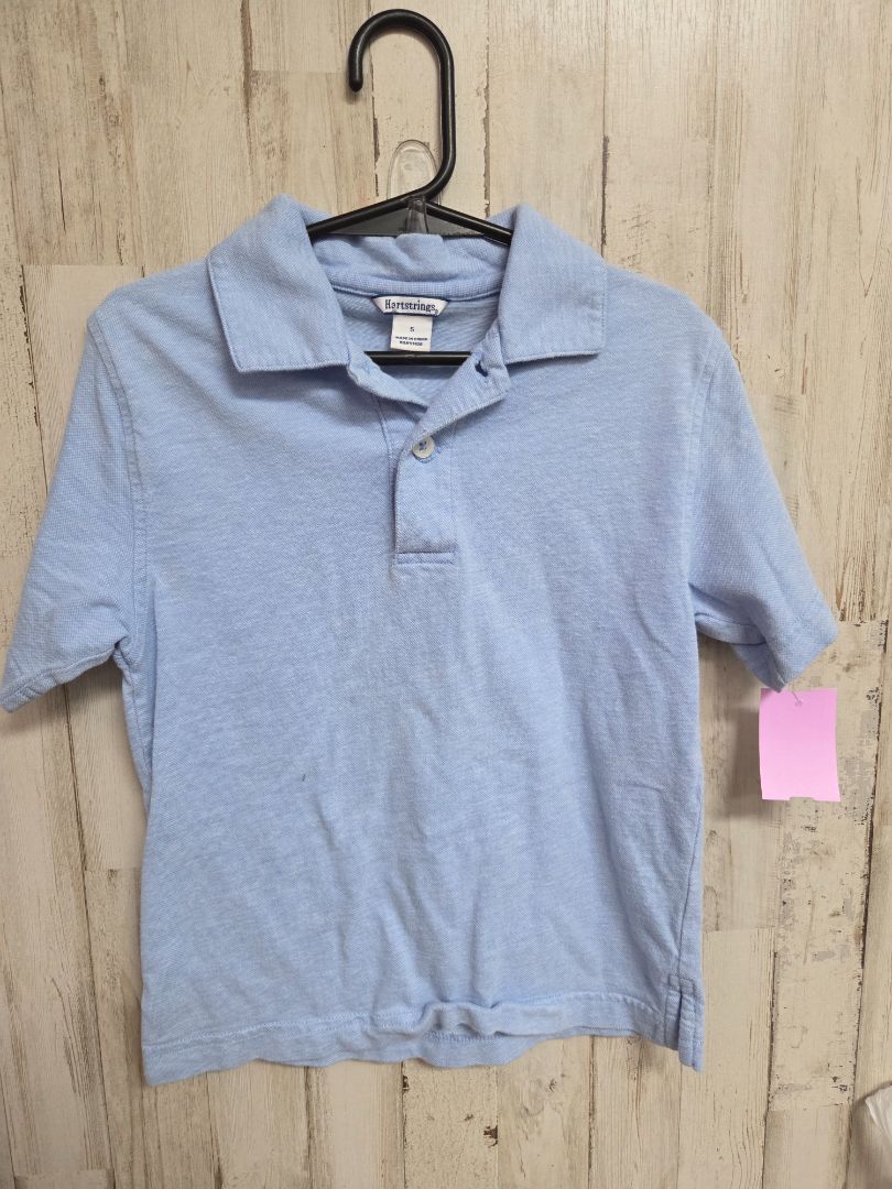 BLUE HARTSTRINGS POLO, BOYS 5