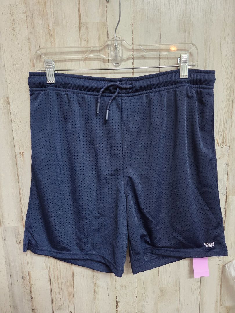 NAVY ATHLETIC WORKS MESH SHORTS, BOYS 14/16
