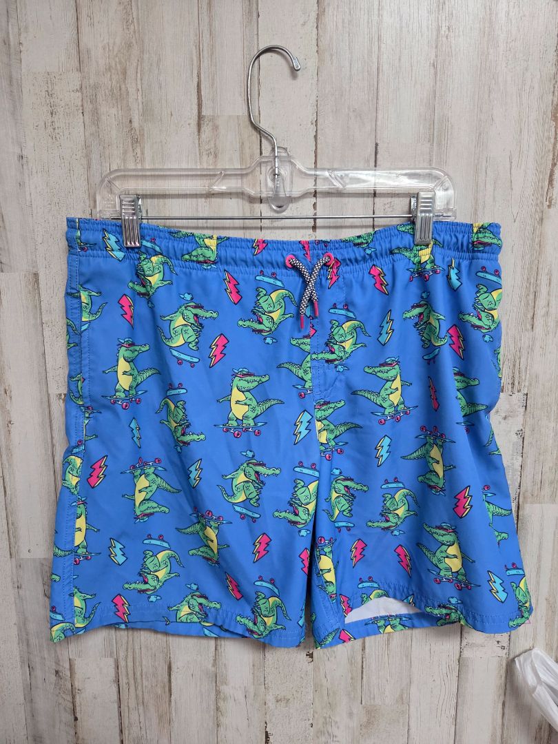 BLUE WONDER NATION GATOR SWIM SHORTS, BOYS 10/12