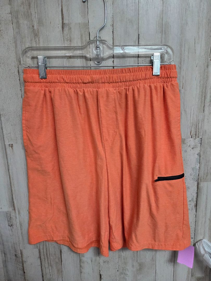ORANGE ATHLETIC WORKS SOFT SHORTS, BOYS 10/12